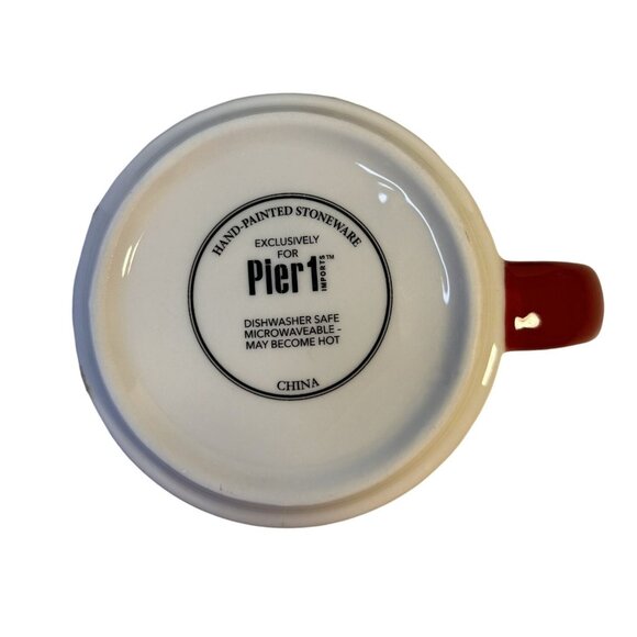 Pier 1 Imports Set-4 Stackable Christmas Winter Doggie Theme Coffee Cups 8 oz - Picture 8 of 8